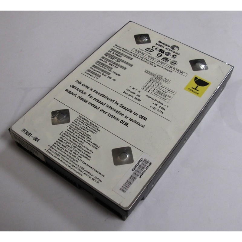 HDD SEAGATE 40GB NAPPE IDE